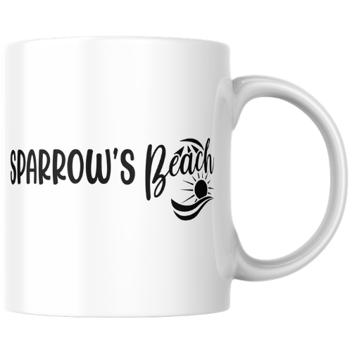 White glossy mug