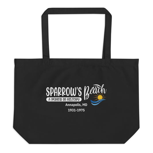Sparrow's Beach Large Organic Tote Bag