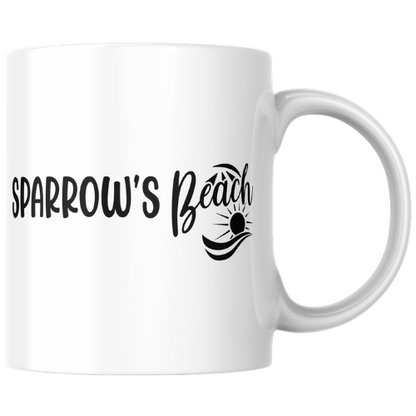 White glossy mug
